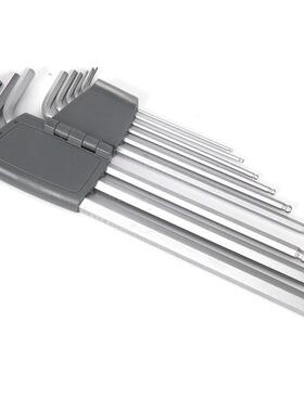 SHEFF无品牌/IELD/钢盾角9件套公制长球头六扳手L形内六角套装S内