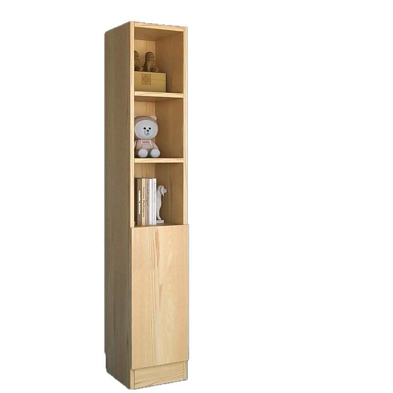 夹缝实木窄柜书架书柜窄缝柜靠墙边柜落地置物架家用客厅收纳架柜