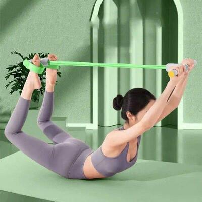 Durable 4-Tube Yoga Pedal Puller Thicken Rubber Resistance