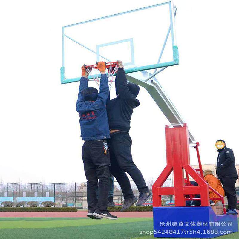 成年家用比赛篮球架户外标准成人移动室内仿液压平箱篮球架子