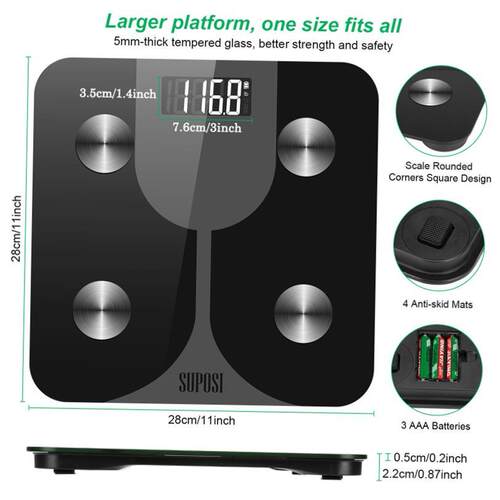 body fat weight weighing scale体脂称浴室英文lbs人体重秤磅BMI