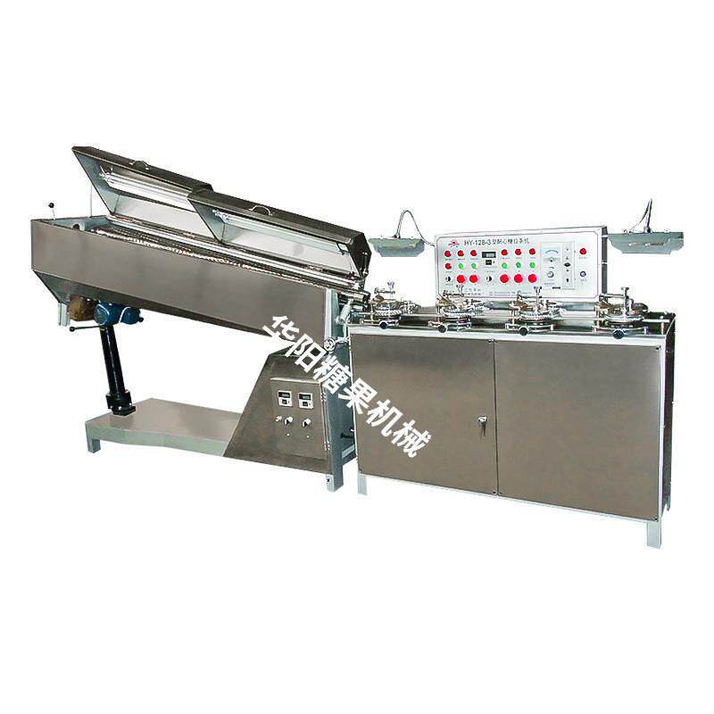 HY128-3型酥心糖保温滚床拉条机荔枝酥棒糖成型机械糖果设备