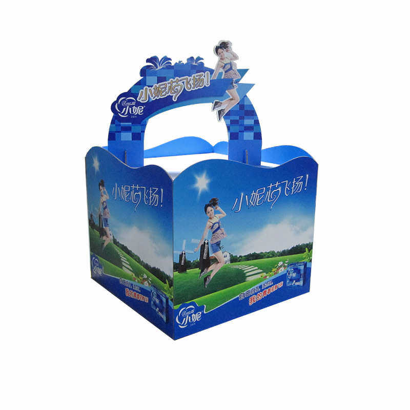 纸质展示架彩色地堆彩箱瓦楞纸陈列架多功能超市展示箱台面展示盒,商业/办公家具,门型展架/丽屏展架,淘宝优惠券,粉丝福利购,淘宝优惠卷