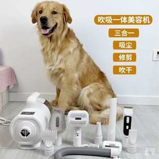 乐哈宠物理毛器吹水机家用大功率吹风狗狗吹毛大型犬吸毛快速