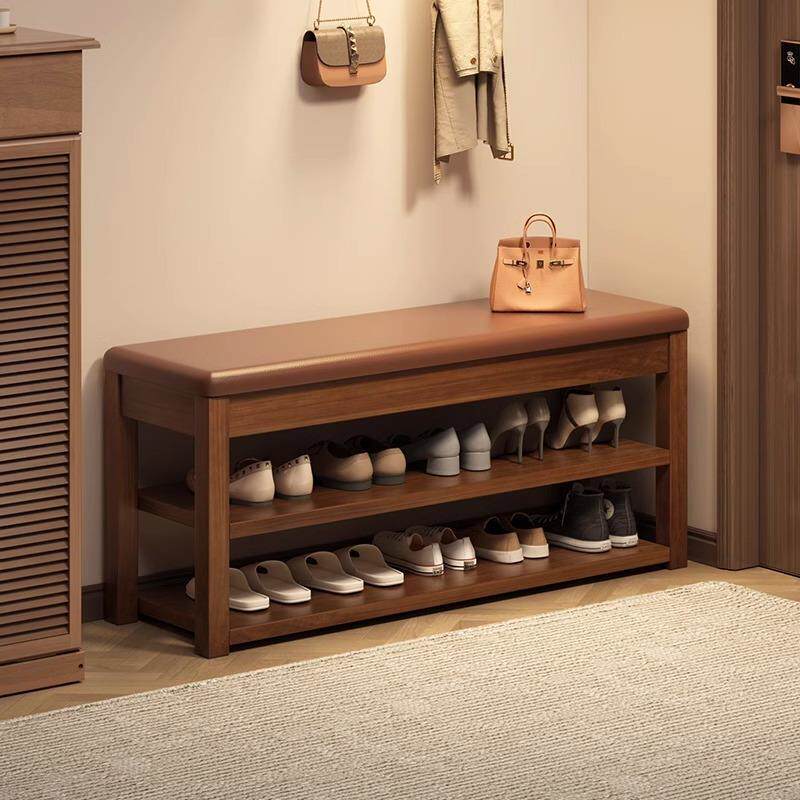 实木换鞋凳门口家用入户鞋架进门桶可坐鞋柜坐凳一体玄关鞋凳收纳