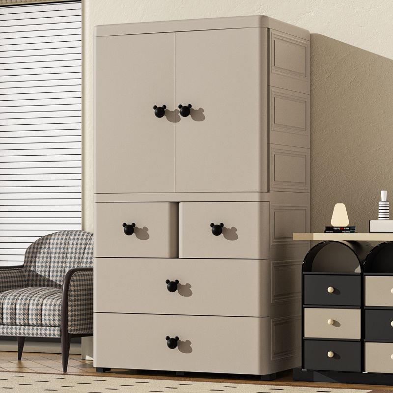 0/80cIQVm特大厚宝宝衣柜婴儿儿收纳柜简易童衣橱衣服7整加理储物