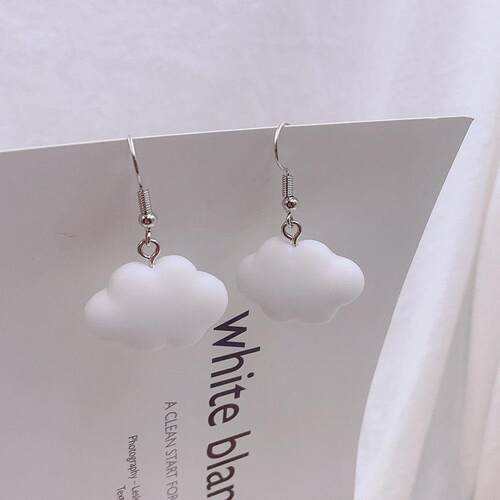 Fashion Cute Sweet Summer Cloud Drop Earrings Punk Jewelry F