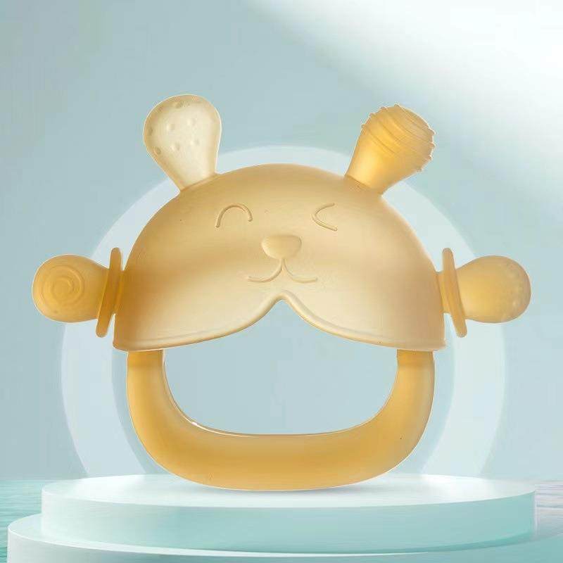 牙胶婴儿防吃手小月龄硅胶防吃手牙胶宝宝手抓咬胶小月龄安抚口欲,婴童洗护,牙胶,淘宝优惠券,粉丝福利购,淘宝优惠卷