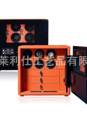 莱利仕保险柜6-9-12摇表器保险柜机械手表保管箱电子锁出口保险箱