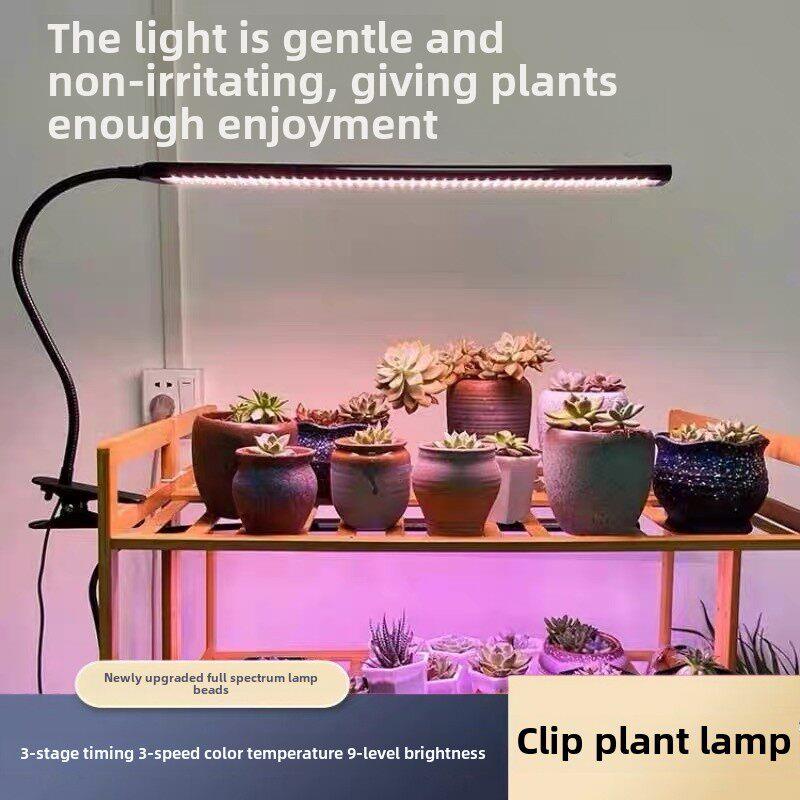 全光谱多肉填充光植物生长光颜色模彷阳光Led灯定时家用USB夹类型