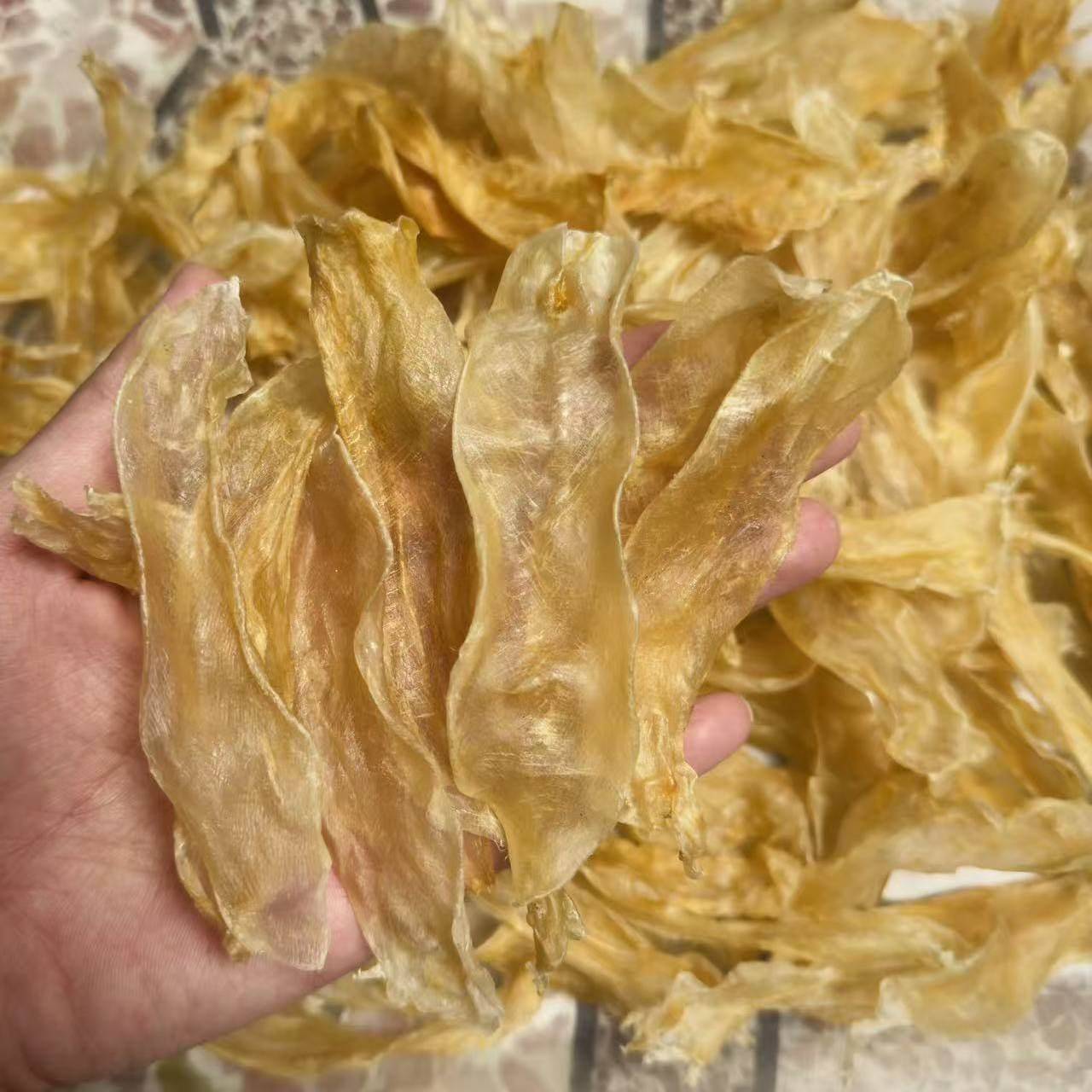 佐罗鱼胶500g 天然鱼胶滋补品 野生鱼胶干货 日常煲汤鱼胶