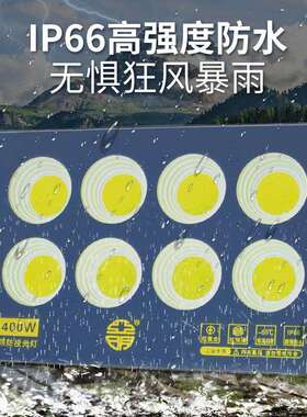LED投光灯低压船用直流电瓶12V24V36V100W电瓶射灯户外防水