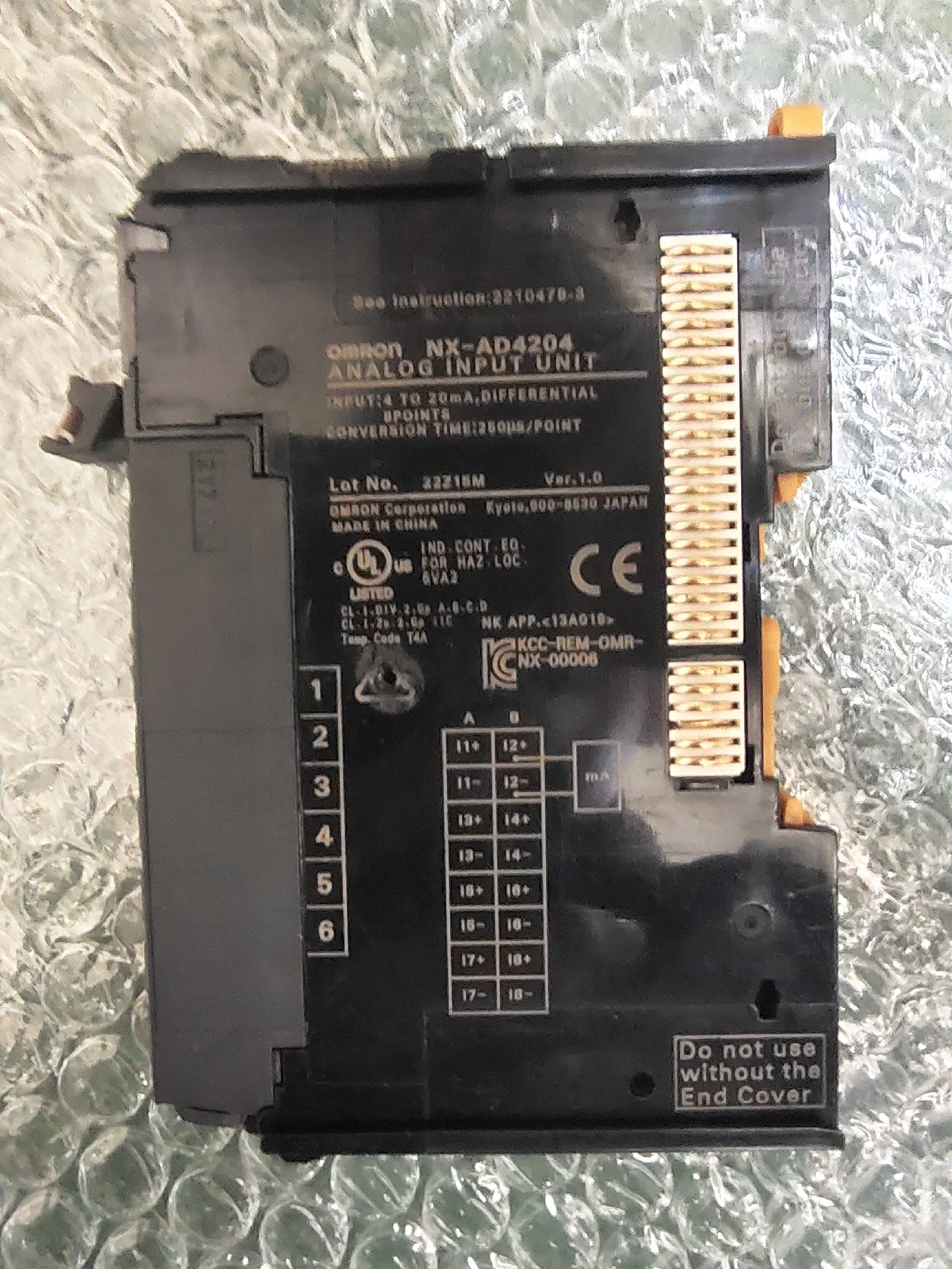 OMRON 欧姆龙 NX-AD4204  现货  包功能