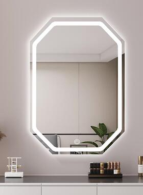 JOJ智数显浴室镜镜化妆镜补光方镜挂卧室带灯镜能子发光镜卫生间