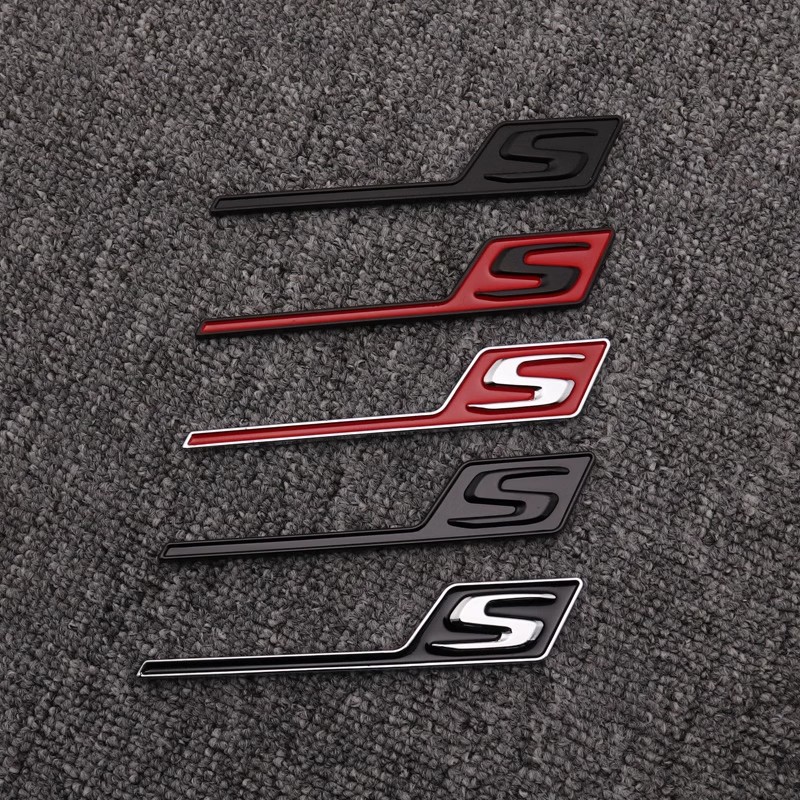 奔驰新A级 E级 C级 GLA GLC 车标改装C63S A45S CLA45S尾标字标贴