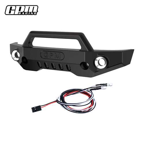TRAXXAS MINI MAXX -107154-1迷你小X 铝合金7075前防撞栏带LED灯