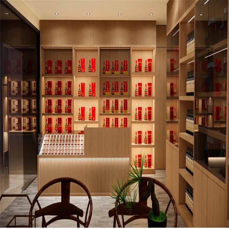 厂家定制名烟名酒专卖店货架商用烟酒店展示柜烟柜实木红酒柜陈列