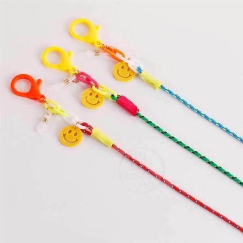 ~Smiling face color multi-purpose hanging rope bag chain ant