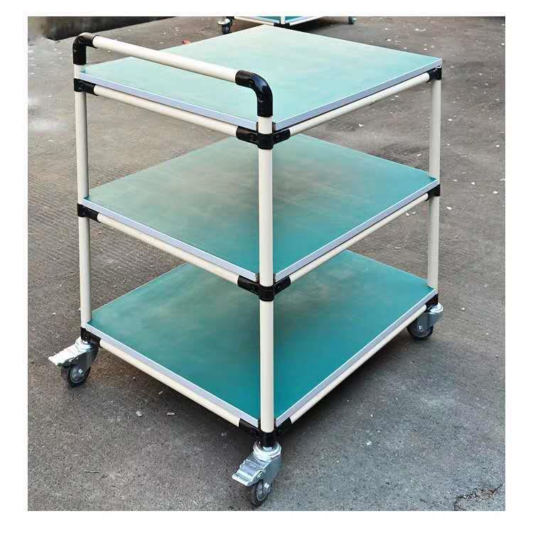 精益管周转车车间中型转车工具车推物料架货架架流水线移动周置物