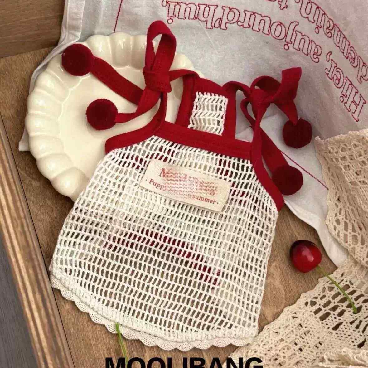 博美背心无袖吊带猫咪防掉毛吊带法式宠物衣服夏季泰迪比熊夏装