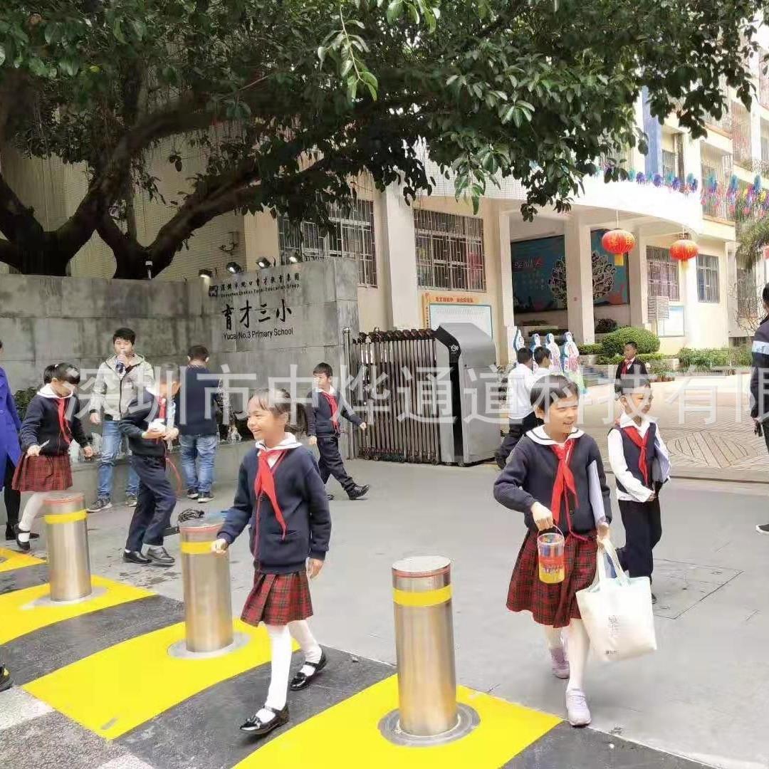 校园出入口液压一体升降柱挡车立柱升降柱