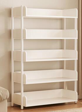 简易书架落地置物架铁艺客厅储物架货架阅读收纳架子家用卧室书柜