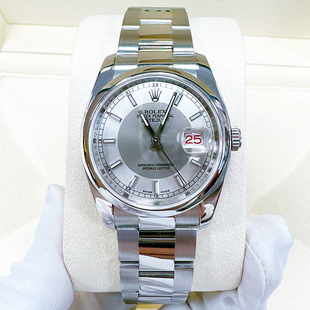 一口价98新劳力士36表盘手表男士日志型全自动机械瑞士腕表116200