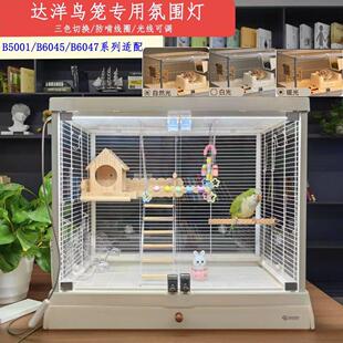 达洋鸟笼B6047氛围灯兔笼R81PRO磁吸无极调光三色温灯条B5001补光
