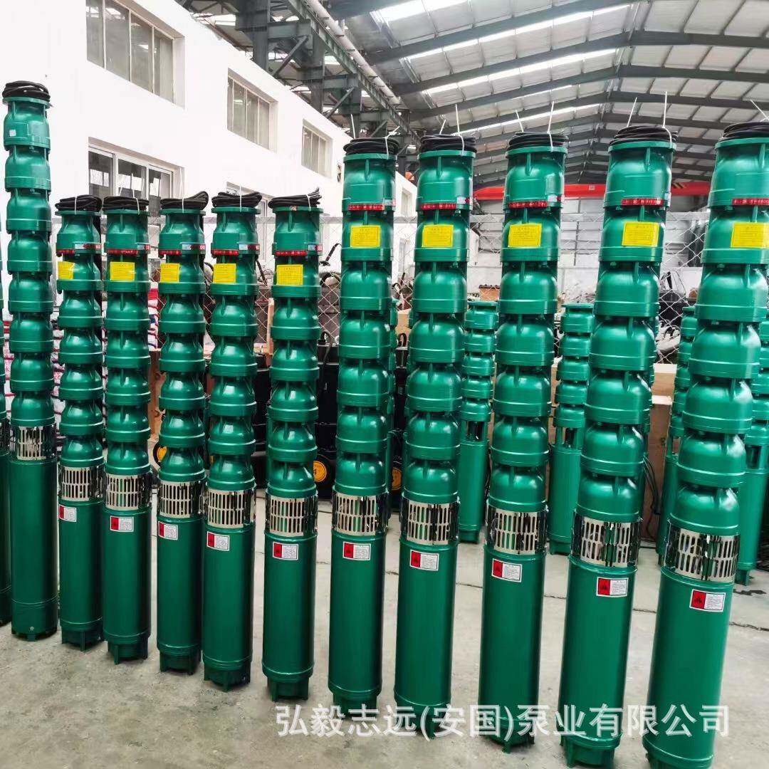 QJ铸铁深井泵175QJ50-96多级潜水泵增压泵井用高效大功率节能高效