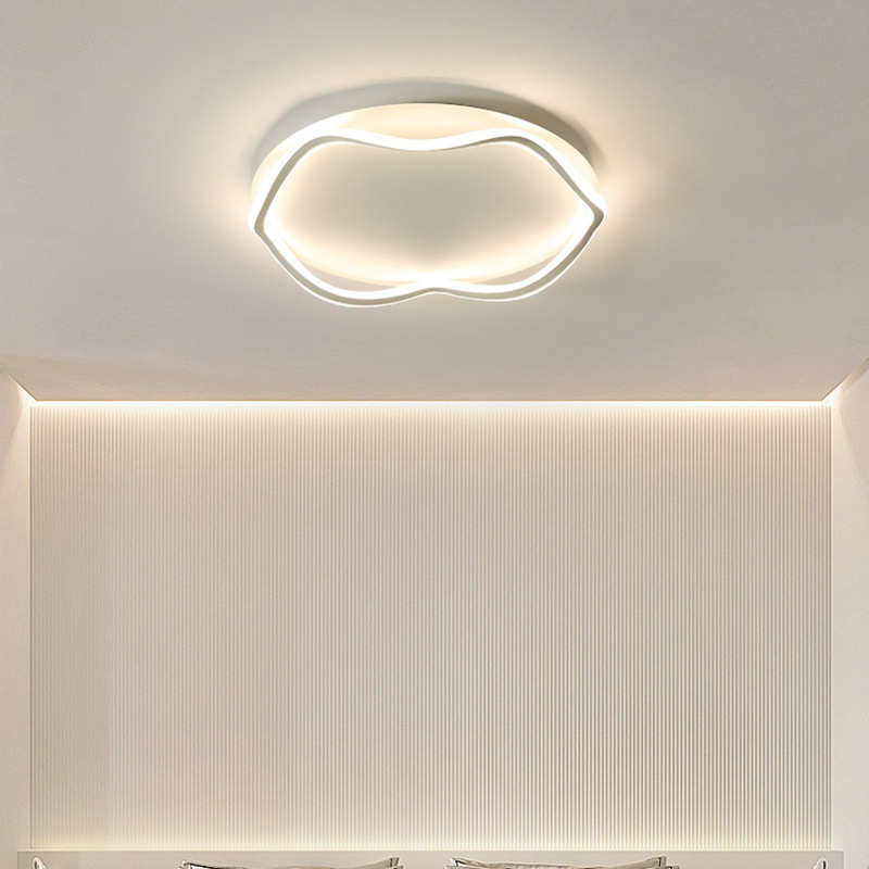 客厅灯吸顶灯2025新款奶油风北欧家用简约现代主卧室led中山灯具