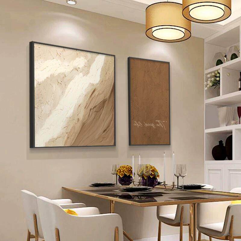 意式极简客厅装饰画现代简约餐厅挂画抽象艺术沙发背景墙壁画