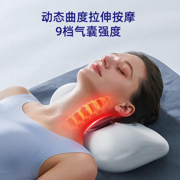 家用小型静音全身多功能按摩枕腰部肩部两用肩颈挂脖颈椎按摩仪