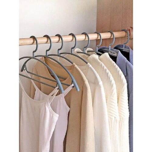 10PCS Color Trackless Hangers Non-slip Hangers For