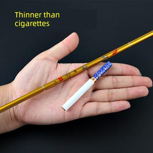 高档日本超细鱼竿4.5m超超细鲫台鱼竿m5.4湾鱼竿鱼竿鲫鱼3轻7调整