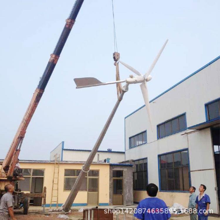 1千瓦风力发电机家用220V全套 低转速纯铜绕组 1千瓦风力发电机