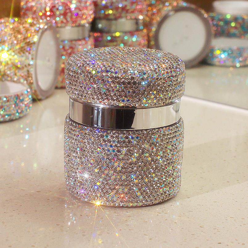 水钻面霜分装瓶眼霜膏分装盒化妆品小样空瓶子旅行便携套装轻奢新