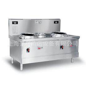 绿厨房设备IND-A0W-B12*2S商用厨房大功率电磁双头炒灶