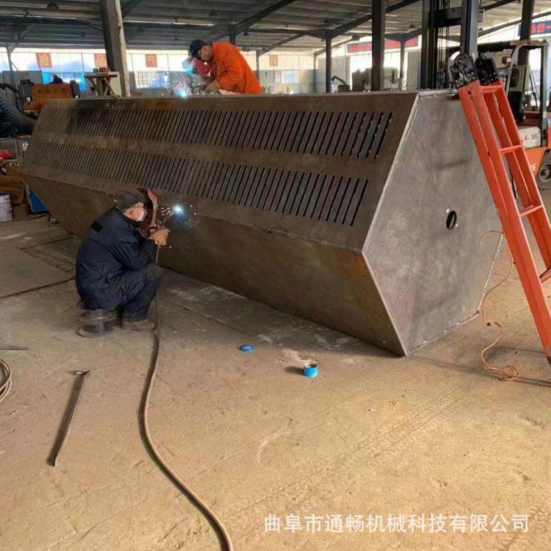 8米火烧铁除锈长干设磨机备 面包光石滚石机 厂家六角滚筒112抛机