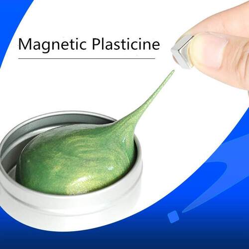 磁性橡胶泥磁铁粘土玩具黏液配件DIY P