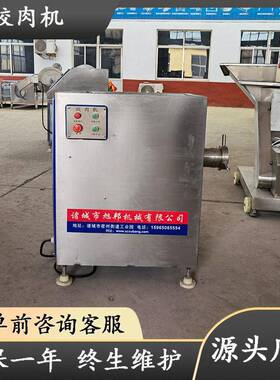 绞肉机冻鸡腿大型绞肉设备全自动立式香肠水饺馅料绞肉加工机器