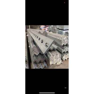 304角钢不锈钢双边冲孔多孔国标加厚花角钢支架角码三角铁打孔