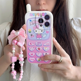 hellokitty凯蒂猫三星s24ultra手机壳s22+软壳s23plus女s10/s9补妆镜子s21fe保护套note20+全包note10pro可爱