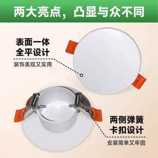 空调口封堵盖空调孔装饰圆眼孔美化管道遮挡孔洞烟道封堵盖板神器