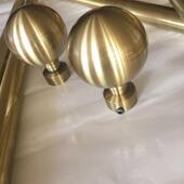 金属三角旗杆横梁青铜杆头钉镀金旗头高端葫芦三角旗配件吊杆