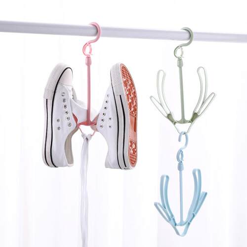 Balcony Small Drying Rack Windproof Shoe Drying Rack Multi-f