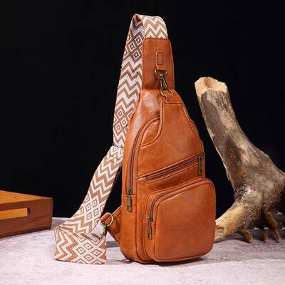 Retro casual fashion chest bag, crossbody women