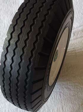 厂家直供生产10寸 410/350-6 pu发泡轮手推车工具车用