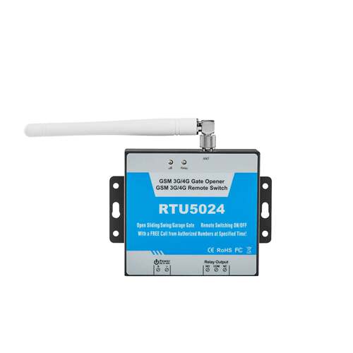 GSMrtu5024手机门禁制R控TU器5024远程开关门短信控制开门