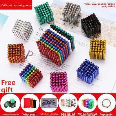 1000 magnetic balls ball magnetic magic luminous assembly
