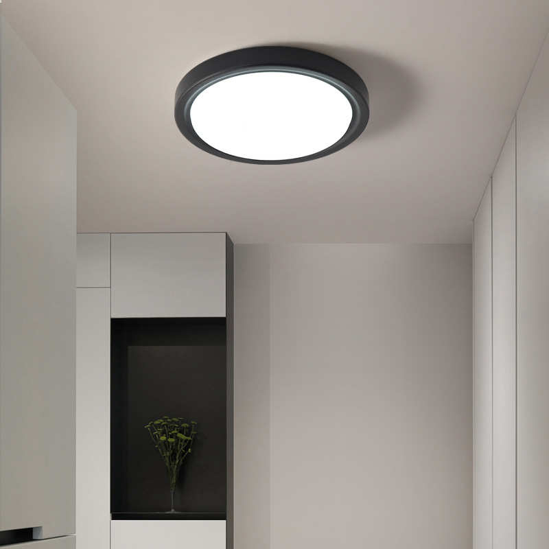超薄吸顶灯卧室灯现代简约主卧房间灯具圆形北欧走廊灯过道灯357